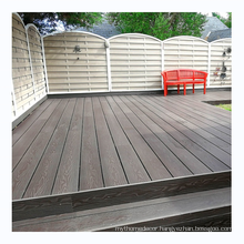 Eco-Friendly 3D Embossed Terrace Composite Flooring WPC Decking Board